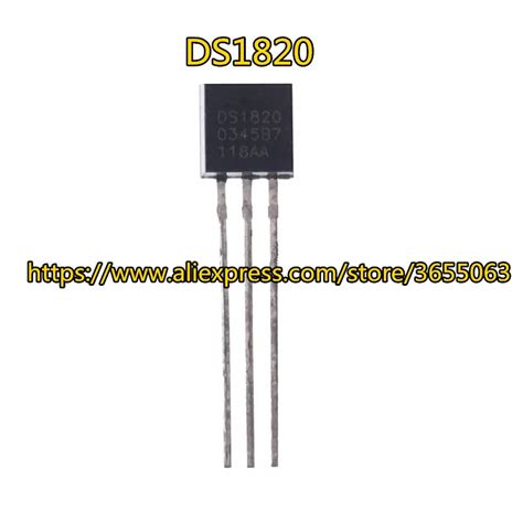 10pcs ORIGINAL DS18S20 Wire Digital Thermometers DALLAS DS1820 1820 -in Electrical Plug from ...