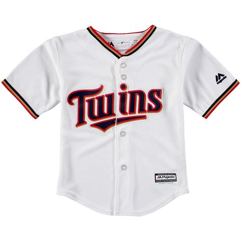 Toddler Minnesota Twins Majestic White Official Cool Base Jersey ...