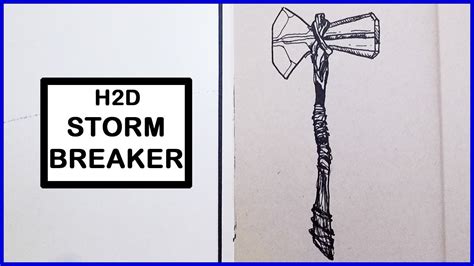 How to Draw Stormbreaker - YouTube