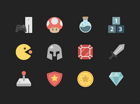 Gaming Icons by Denis Rodchenko on Dribbble