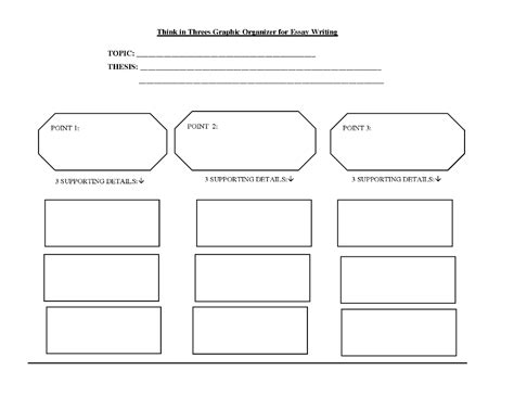 Essay-Writing Graphic Organizer | Writing graphic organizers, Math graphic organizers, Graphic ...