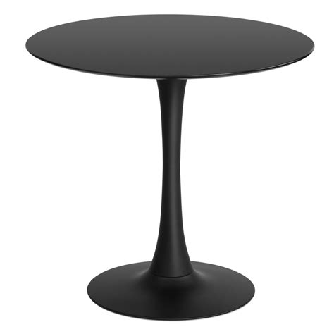 Tulip Style Dining Table Coffee Table-Black