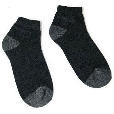 Black And Grey Cotton Men's Ankle Socks at Rs 100/pair in Bid | ID: 17121685573