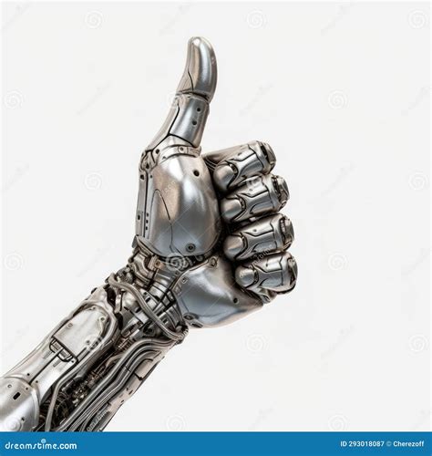 Robot Hand Showing Gestures Stock Image - Image of automation ...