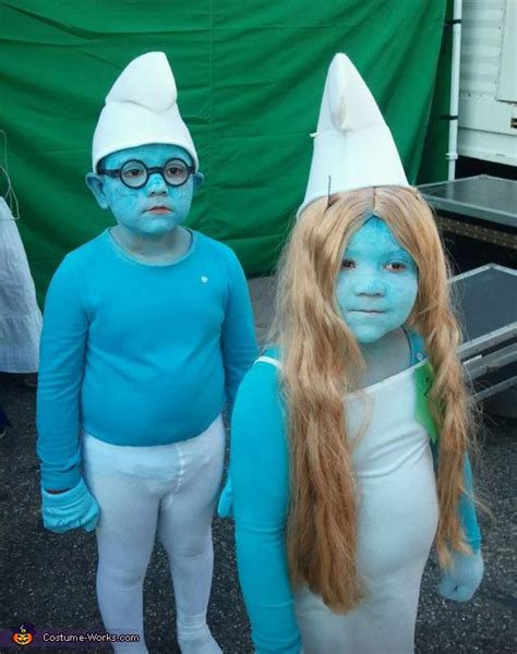 DIY Smurfs Costumes for Kids | Clever halloween, Clever halloween ...