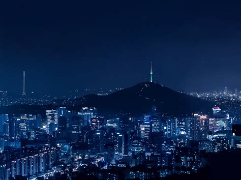 ArtStation - Seoul Skyline