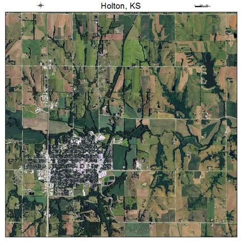 Aerial Photography Map of Holton, KS Kansas