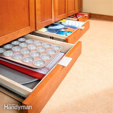 12 Concealed Kitchen Storage Hacks You'll Want to Use Immediately | Family Handyman Kitchen ...