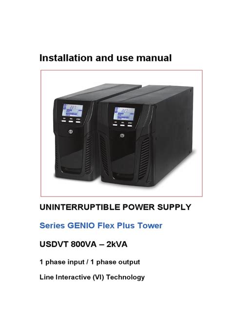 UPS Installation Procedure 1 | PDF | Power Supply | Packaging And Labeling