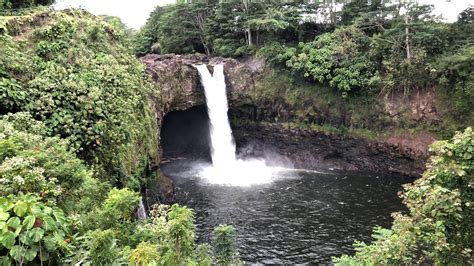 Rainbow Falls - Hilo, Hawaii in 4k - YouTube