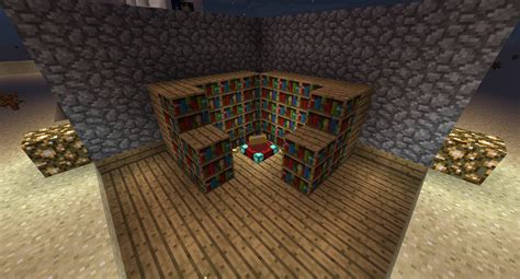 My take on the enchanting table corner : Minecraft