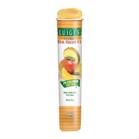 Amazon.com: Luigis Real Italian Ice Mango Squeeze Tube, 4 Ounce -- 24 per case.: Industrial ...
