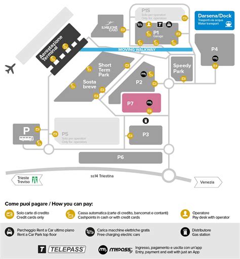 Marco polo airport map - Map of marco polo airport in Venice italy (Italy)