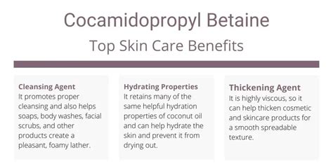 Cocamidopropyl Betaine in Skin Care | Skincare Lab