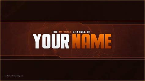 Free Youtube Gaming Banner Template Of Free Banner Template Psd | Heritagechristiancollege