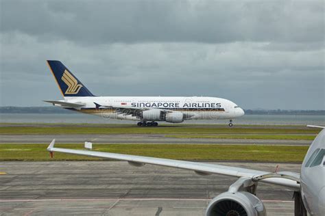 Airbus A380 Taking off editorial stock image. Image of aviation - 130732214