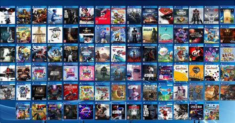 Quanti sono i giochi fisici PS4 di Sony? Una (gigantesca) immagine ce ...