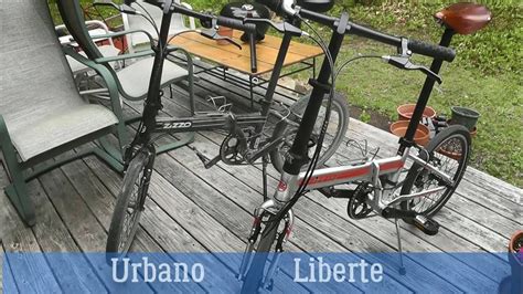 Zizzo Folding Bicycle Review & comparison of the Urbano & Liberte models folding bikes (20 ...