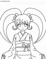 Ibuki Mioda Coloring Page Pages sketch template