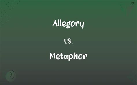 Allegory vs. Metaphor: What’s the Difference?