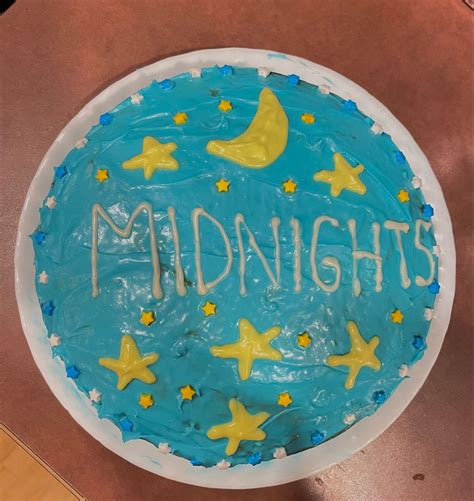 Taylor Swift's Midnight Album Celebration Cake
