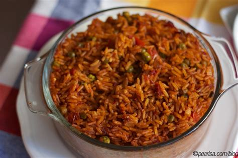 Jollof Rice, a traditional food recipe from #Liberia. Image courtesy of ...