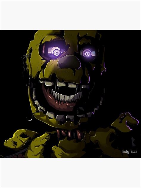 Lienzo «Diseño Creepy Springtrap (FNAF)» de ladyfiszi | Redbubble