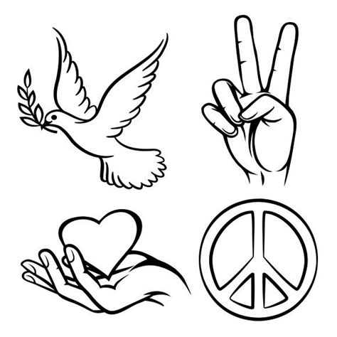 Peace symbols | Symbol drawing, Peace drawing, Peace poster