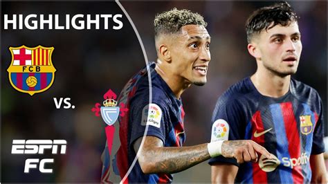 FC Barcelona vs. Celta Vigo | LaLiga Highlights | ESPN FC - Win Big Sports