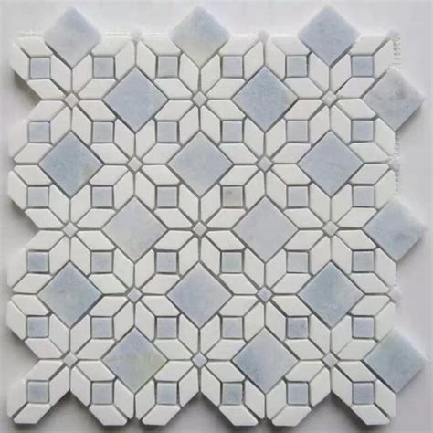 Magic Blue Marble Mosaic Tiles Calcite Blue Marble