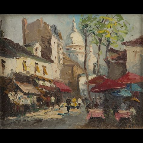 Place Du Tertre Painting at PaintingValley.com | Explore collection of ...