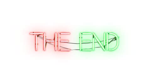 Neon Sign The End 1 Effect | FootageCrate - Free FX Archives