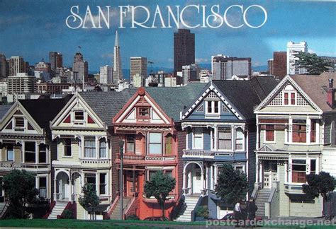 The Postcard Row – Painted Ladies, San Francisco – Postcard Exchange ...