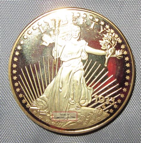 1933 Gold Double Eagle Copy - - - Coin. St. Gaudens Design