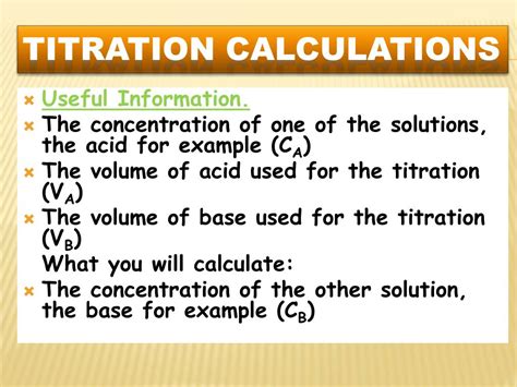 PPT - Volumetric ANALYSIS/TITRATION PowerPoint Presentation, free download - ID:3199831