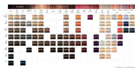 Igora Schwarzkopf Color Chart