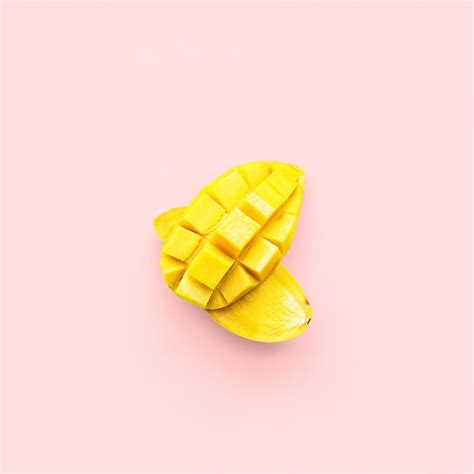 Premium Photo | Tropical fruit mango natural organic food pink