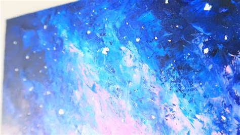 Milky Way Original Painting Galaxy Oil Painting Galaxy Wall | Etsy