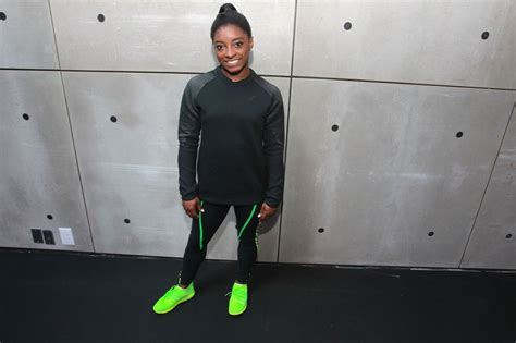 Simone Biles at Nike Studio [Photos]