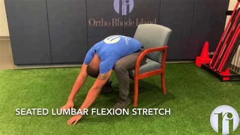 Seated Lumbar Flexion Stretch - YouTube