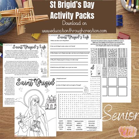 St. Brigid Activity Pack - 3rd-6th Senior Classes — Education Through ...