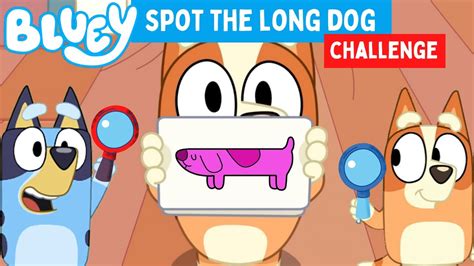 🐶 BLUEY - Spot the Long Dog Challenge‼️ | Disney Jr | ABC Kids - YouTube