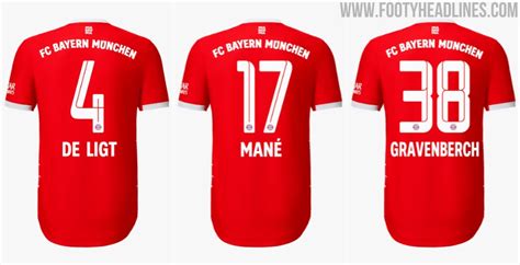 Bayern München 22-23 Squad Numbers Announced - Footy Headlines