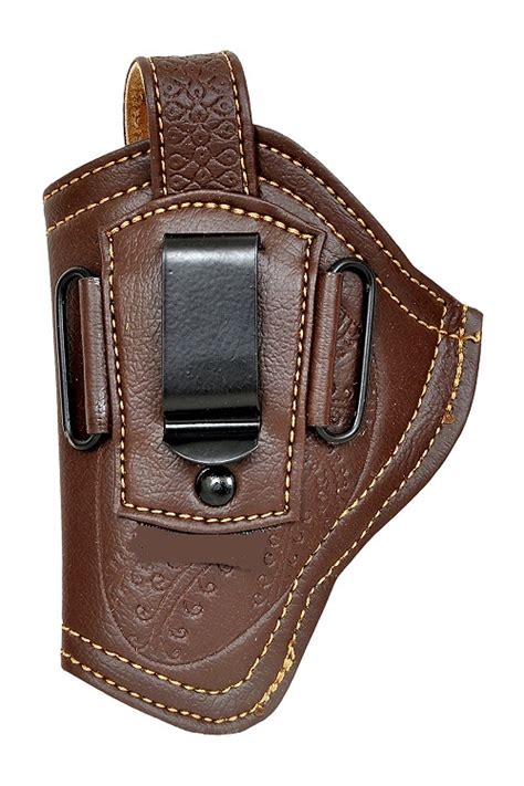 Engraved Pistol PU Leather .32 Bore Holster - Gunholster