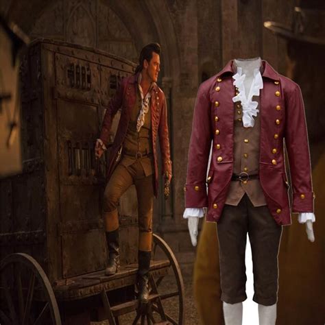 Custom-made 2017 Movie Cosplay Gaston Costume Party Halloween Costume Anime Cosplay Costumes ...