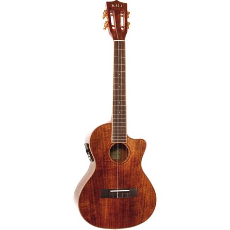 KALA KA-KTGE-C Hawaiian Koa Tenor Cutaway Ukulele KA-KTGE-C B&H