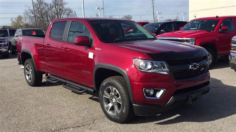 Red Chevy Colorado Z71