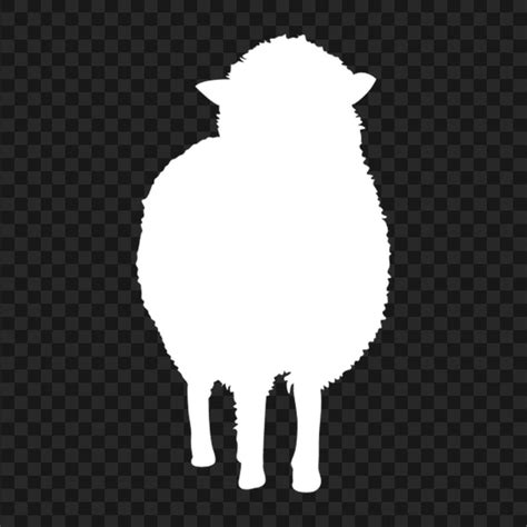 Sheep Black Silhouette Side View PNG Image | Citypng