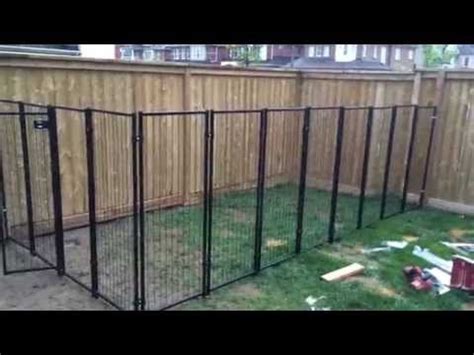 (9) Backyard Renovation Building the Dog Fence part 2 - YouTube ...