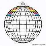 Disco Ball Coloring Pages  Free & Printable sketch template